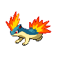 Quilava | National dex number: 0156