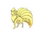 Ninetales | National dex number: 0038
