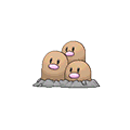 Dugtrio | National dex number: 0051