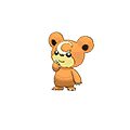 Teddiursa | National dex number: 0216