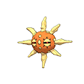 Solrock | National dex number: 0338