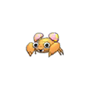 Paras | National dex number: 0046